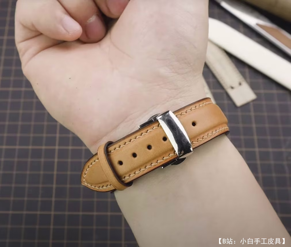 OU 对象的豪华皮革废料表带的免费版型 - 2